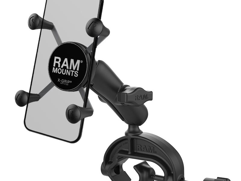 RAM® X-Grip® Phone Mount with Composite Yoke Clamp Base