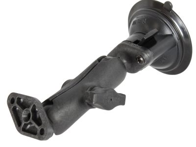 RAM® Twist-Lock™ Composite Suction Cup Double Ball Mount – Medium