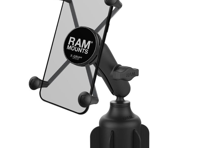 RAM® X-Grip® Large Phone Mount with RAM® Stubby™ Cup Holder Base