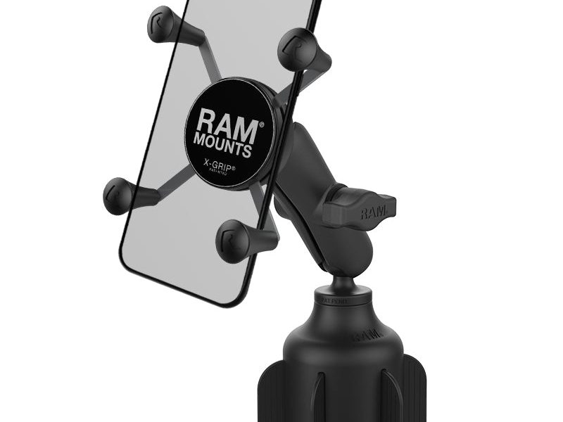 RAM® X-Grip® Phone Mount with RAM® Stubby™ Cup Holder Base