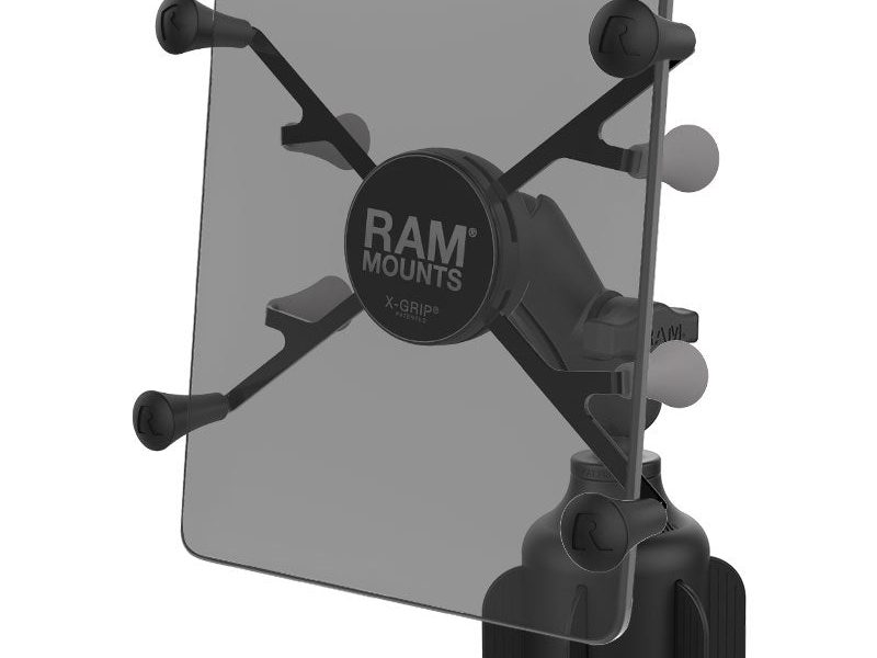 RAM® X-Grip® for 7″-8″ Tablets with RAM® Stubby™ Cup Holder Base